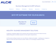 Tablet Screenshot of alcie.com